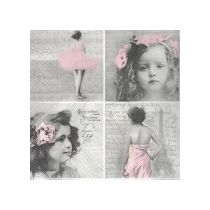 BALLERINA RUUDUT  vintage servetti