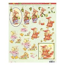 BUNNY PUPU portailla 3-D jouluarkki 21