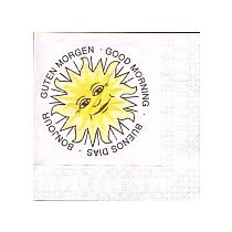 BONJOUR AURINKO valk 24x24cm servetti