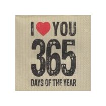 I LOVE YOU 365 DAYS servetti