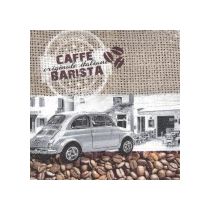 CAFFE BARISTA, PAVUT ja AUTO  servetti