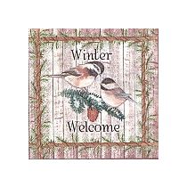 WINTER WELCOME LINNUT  talviservetti