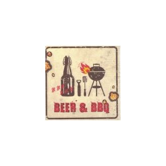 BEER & BBQ servetti