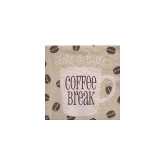 take a little COFFEE BREAK 25x25cm servetti