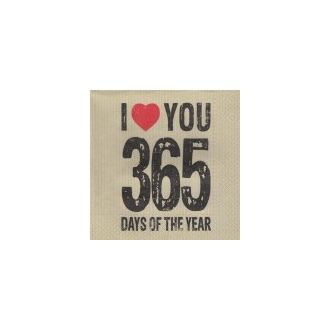 I LOVE YOU 365 DAYS servetti
